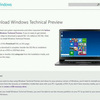 Windows TH（Windows9）、Technical Preview版ダウンロードは約4GB（64bit）〜インストール方法やリカバリー方法も