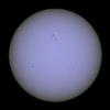 「太陽(白色光)」の撮影　2023年1月5日(機材：ミニボーグ50FL、E-PL6、ポラリエ)