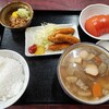 西川口の「あおき食堂」でけんちん汁定食を食べました★