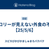 カロリーが見えない外食の不安【25/5/6】