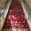 アートホテル鹿島セントラルの階段雛人形は、今年も圧巻でした（2025年2月）