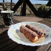 ベーカリーカフェ森庵　田んぼの真ん中でゼッピンコロネを頂く