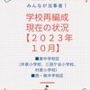 みんなが当事者！学校再編成について〈２０２３年１０月〉