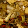  [レシピ] 牡蠣と厚揚げの豆豉（とうち）炒め
