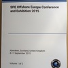 海洋工学関連国際会議録新刊案内: SPE Offshore Europe Conference and Exhibition 2015 (Proceedings) ご注文受付