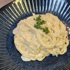 本日の夕食はカルボナーラ風たらこスパゲティー＜おうちごはん＞