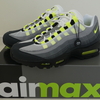 念願のイエグラ降臨(´▽｀*)NIKE AIR MAX 95 OG NEON YELLOW 2020 ネオンイエロー/イエローグラデ