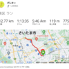 8月17日はテレワーク前に少し距離を伸ばして走る