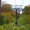 ロープウェー山頂駅～スキー場区間(秋雨前線の狭間での西吾妻山1)