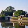 「蒲生大橋」と埼玉県内の日光街道筋に現存する唯一の一里塚「蒲生の一里塚」と「藤助河岸跡」