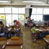 大タイム：１年生の教室と体育館のリハーサル