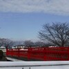 大山の雪景色