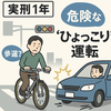 自転車で車を挑発「ひょっこり運転」に懲役判決
