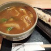 かれーうどん椿で、あげかれ～うどんとちくわ天ぷら＠西１８丁目