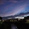 朝5:00で変わる町と日光浴作業