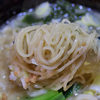 10月6日（火）昼食の背脂系ラーメンと、夕食の湯豆腐。