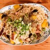 今日の夕飯　コリンキー入りパスタ