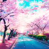 日本の街並みにありそうな桜