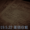 令和元年5月22日に薬価収載された医薬品一覧