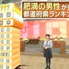 デブが多い都道府県ランキング