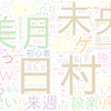 　Twitterキーワード[#乃木坂工事中]　08/03_01:00から60分のつぶやき雲