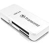 Transcend カードリーダー USB3.0 (SD/SDHC UHS-I/SDXC UHS-I/microSDXC UHS-I 対応) ホワイト 2年保証 TS-RDF5W