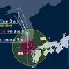 台風６号 熊本県の一部暴風域に「線状降水帯」発生可能性も