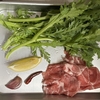 【絶品】豚肉と春菊のスパゲティー