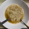 レンチンそうめん（失敗）