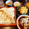 そば政【蕎麦政】（足立区南花畑 六町駅）冷肉そば＋かき揚げ＋卵