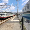 サンライナー　東岡山駅で