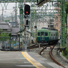 京阪宇治駅にて