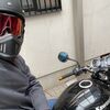 SHOEI EX-ZEROのインカムの最適な位置　耳痛いのが解消できました！