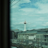 京都、大阪への旅⑥車窓編『東海道新幹線車窓からの風景・京都タワー～京都駅へ到着』