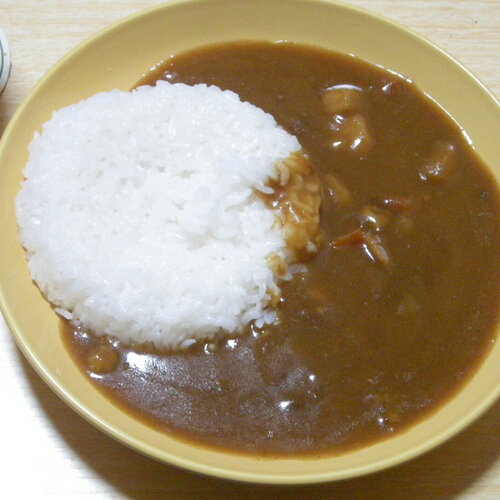 昨日のランチ：カレーライス