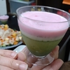 三色ひなまつりプリン