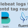 Beats (Filebeat) logs to Fluentd tag routing