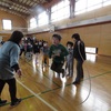 はつらつタイムで大縄練習（２月１４日）