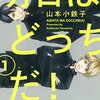 BL漫画　無口な幼馴染と可愛い金髪ヤンキーの恋愛コメディ！明日はどっちだ！1～8巻　山本小鉄子先生　あらすじと感想