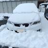 今シーズン初雪かき