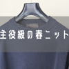 1枚でもキマる春ニット！FILIPPO DE LAURENTIIS（フィリッポ デ ローレンティス）のコットンクルーネックニットをレビュー！