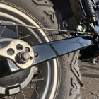 TW200に80mmワンオフロングスイングアームを取り付けた - 鈍速巡航