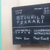 Brunhild Ferrari Concert - Cafe OTO ( London UK ) 2017  