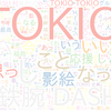　Twitterキーワード[TOKIO]　03/28_23:01から60分のつぶやき雲