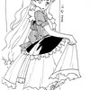 今日の魔法少女落書きと、ふたりポーズ練習など