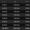 ペース走6km