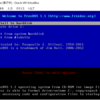 FreeDOS1.1のインストール