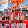 盆踊りで大汗の４日間