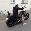 バイクを手放す日。