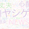 　Twitterキーワード[コヤシゲ]　11/29_09:06から60分のつぶやき雲